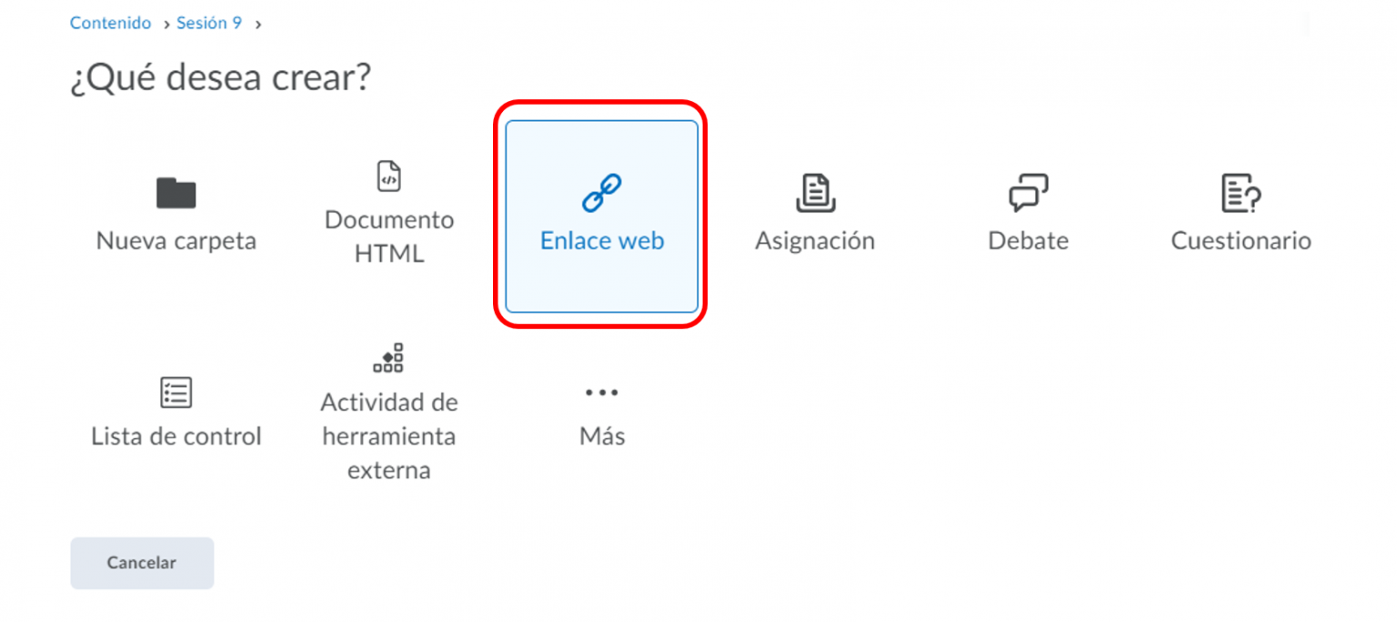 Cómo añadir recursos de la biblioteca digital en Brightspace DTI