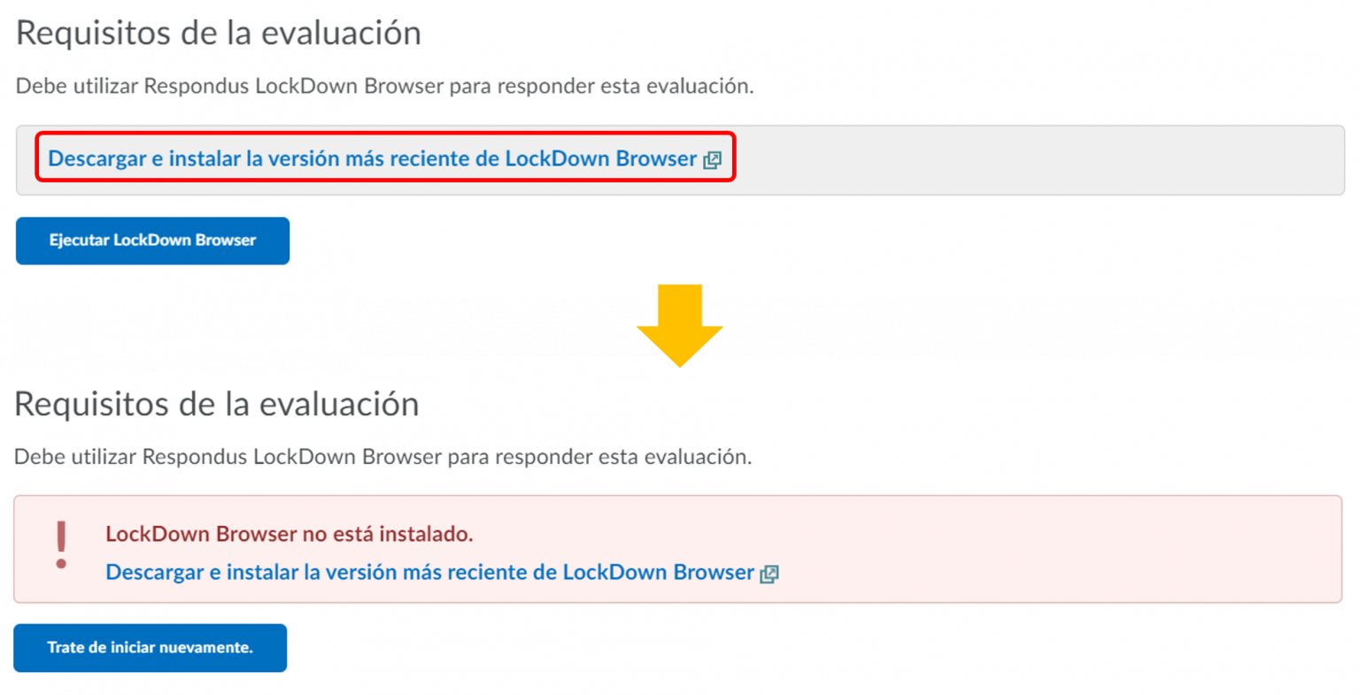 ¿Cómo presentar un examen en Brightspace que requiere Lockdown Browser